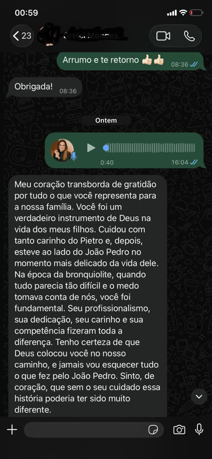 Depoimento de paciente do Espaço Velasque